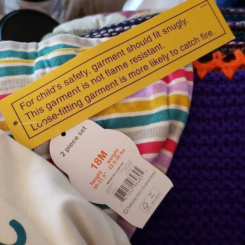NWT Cute Wonder Nation 2 Piece Pajama Set 